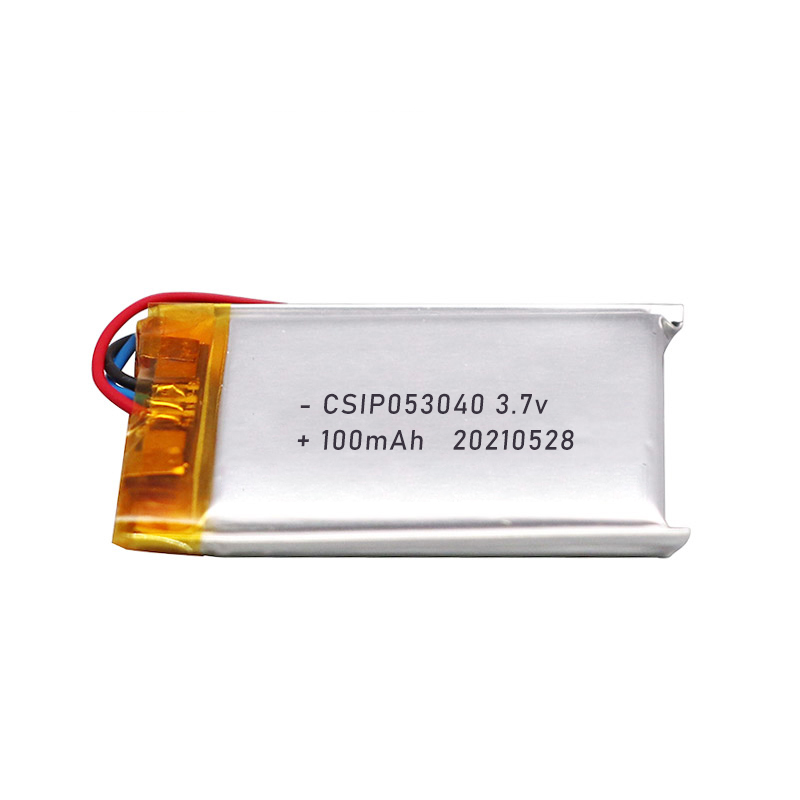 CSIP 3.7V 053040 100mAh 可充电锂聚合物数码电池生厂商